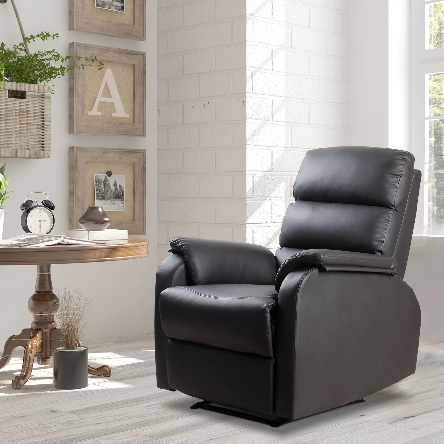 HOMCOM Relaxsessel Fernsehsessel Couch-Sessel Liegesessel Winkelschreibtisc günstig online kaufen