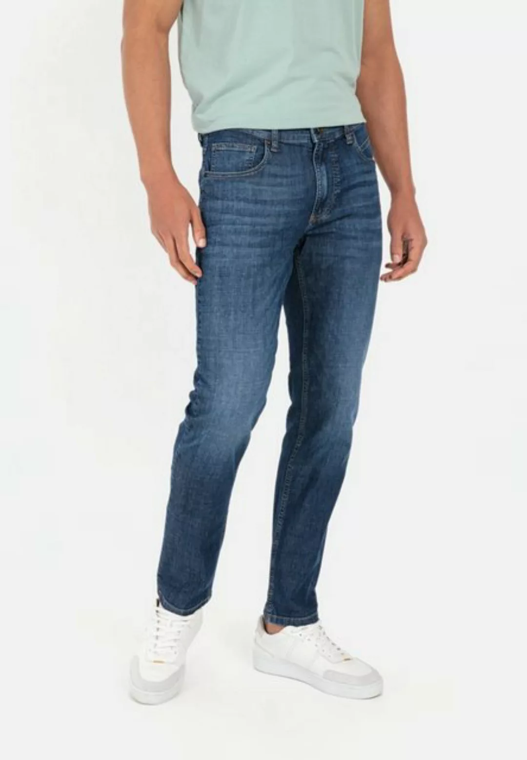 camel active 5-Pocket-Jeans mit washed Look günstig online kaufen