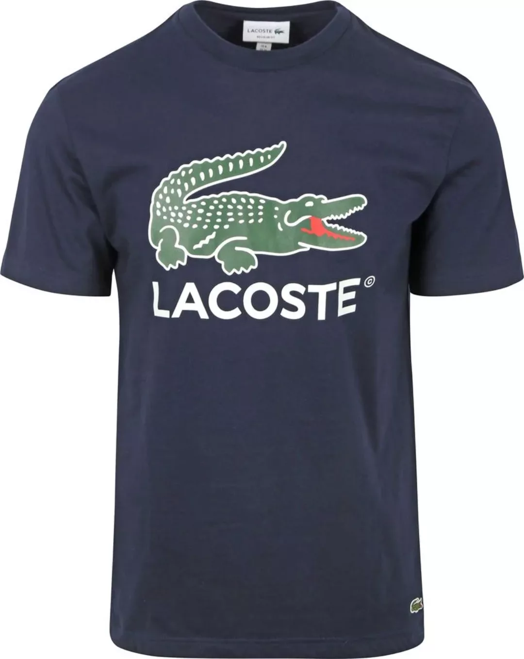Lacoste T-Shirt Logo Navy - Größe M günstig online kaufen