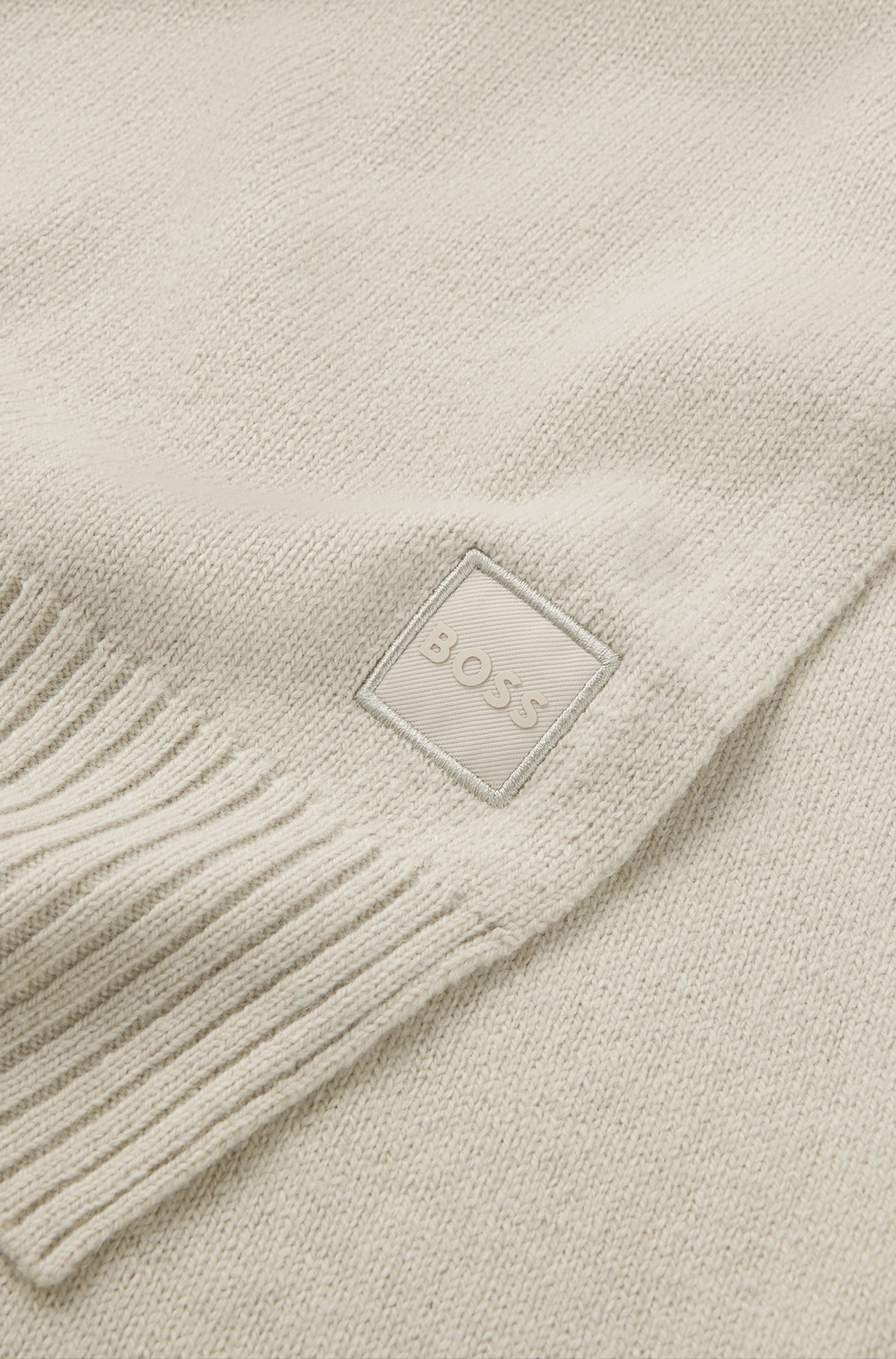 BOSS ORANGE Strickschal "Akaio R Scarf", 50% Wolle Winterschal Wollschal He günstig online kaufen