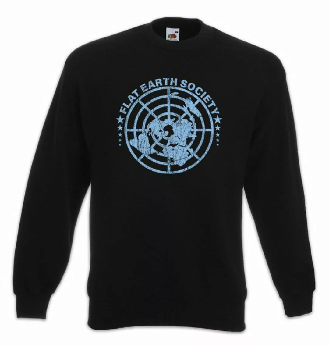 Urban Backwoods Sweatshirt Flat Earth Society Sweatshirt Symbol Sign Logo F günstig online kaufen