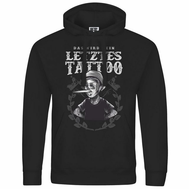 deinshirt Kapuzenpullover Herren Kapuzenpullover Das wird mein letztes Tatt günstig online kaufen