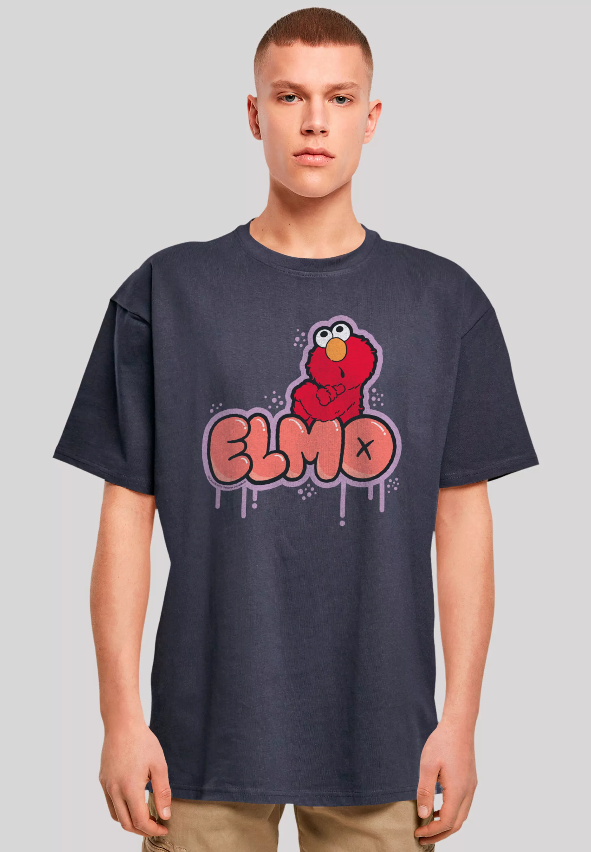 F4NT4STIC T-Shirt "Sesamstraße Elmo NO", Premium Qualität, Weihnachts-Kolle günstig online kaufen