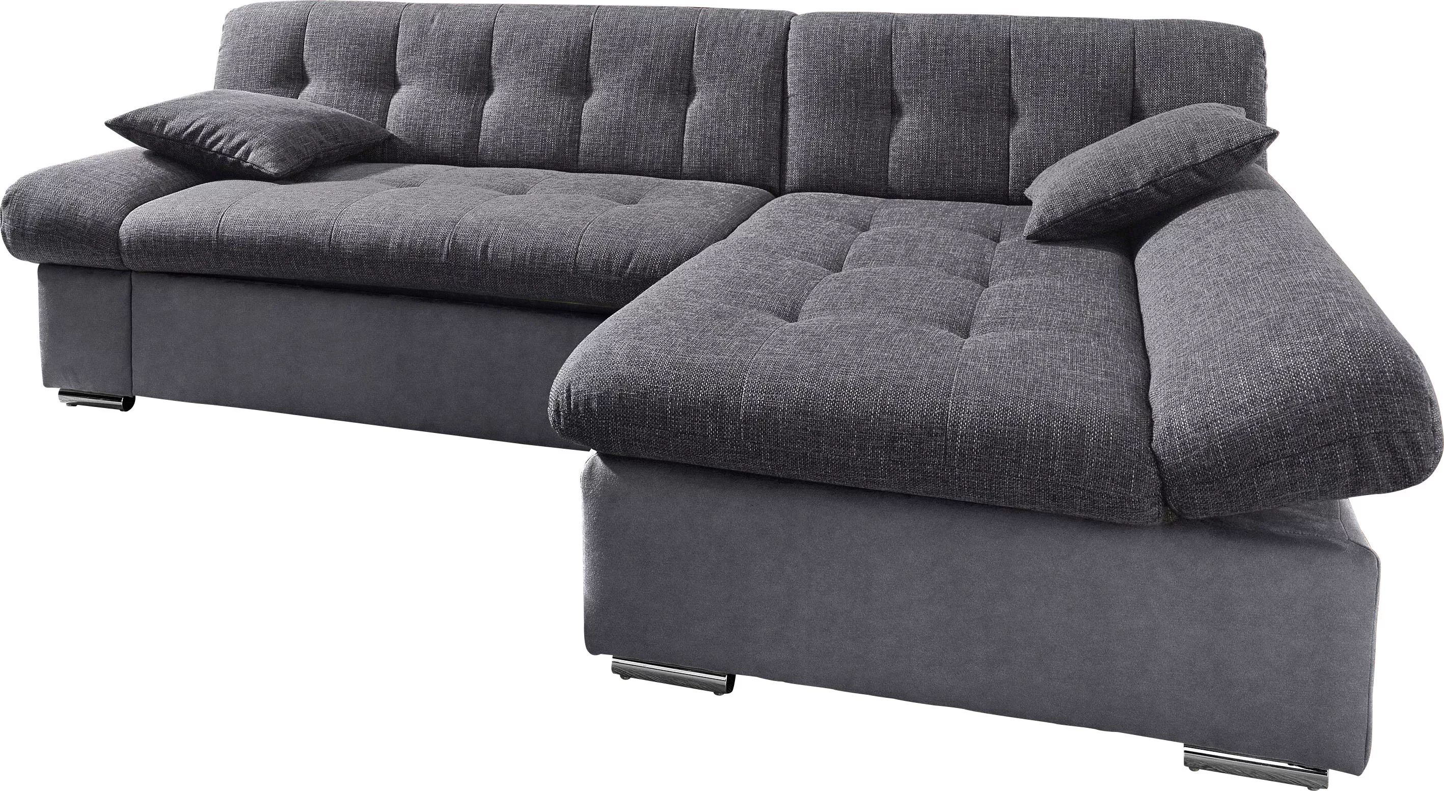 TRENDMANUFAKTUR Ecksofa "Reggae, modern und bequem, aktueller Materialmix, günstig online kaufen