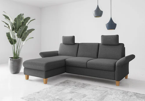Home affaire Ecksofa "Rochelle, L-Form", wahlweise mit Armteilverstellung, günstig online kaufen