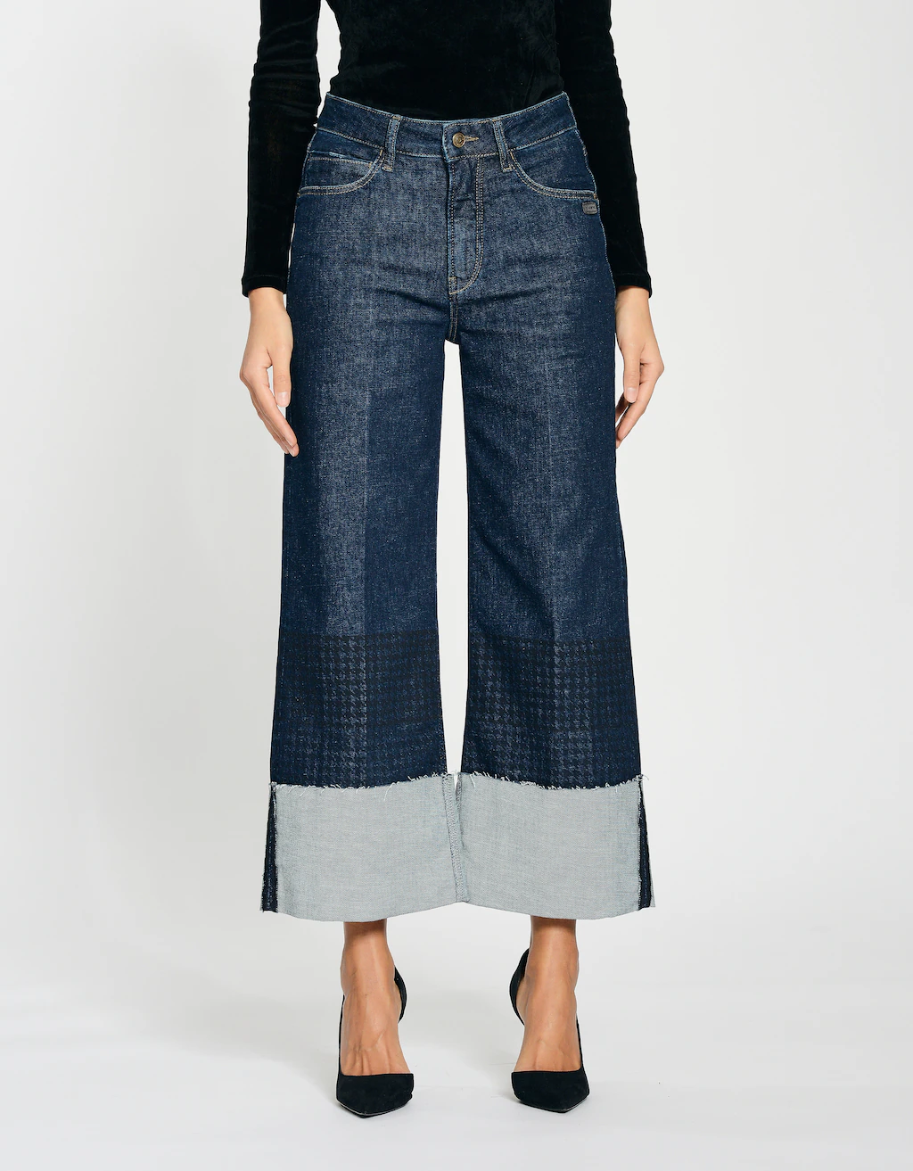 GANG Weite Jeans "GANG Jeans Wide Fit 94JETTE CULOTTE" günstig online kaufen