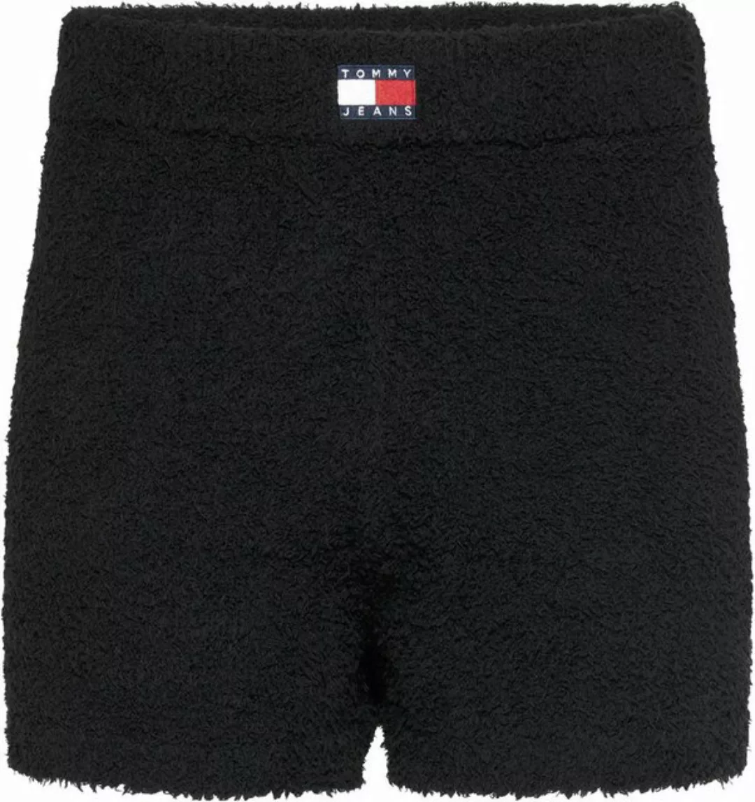 Tommy Jeans Shorts TJW BADGE KNIT SHORTS mit Tommy-Jeans Flagge günstig online kaufen