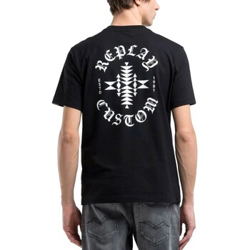 Replay  T-Shirts & Poloshirts T-Shirt mit Rckenprint günstig online kaufen