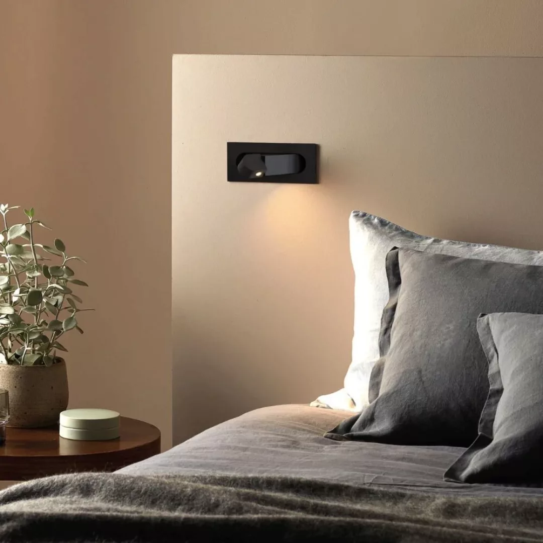 LED Einbauwandleuchte Digit II in Schwarz 4,8W 131lm günstig online kaufen