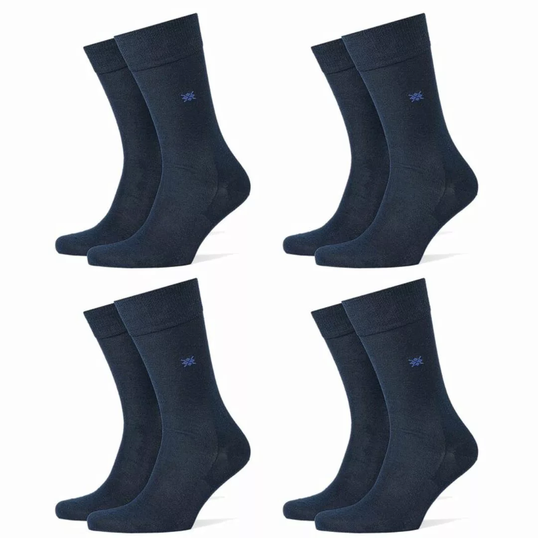 Burlington Dublin Herren Socken, 40-46, Blau, Uni, Baumwolle, 21015-612002 günstig online kaufen