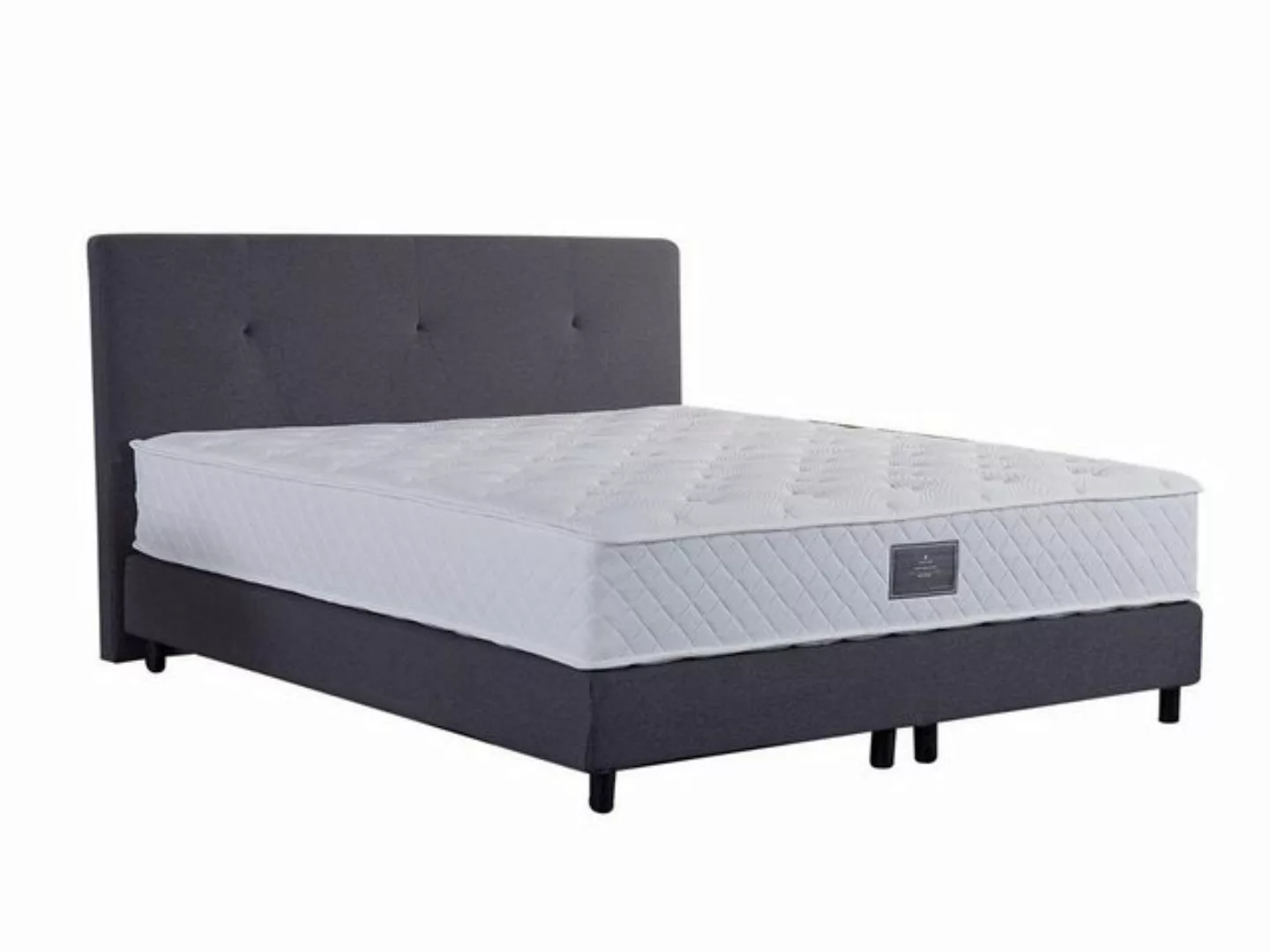 V6 Boxspringbett Modell 207 mit Taschenfederkernmatratze günstig online kaufen