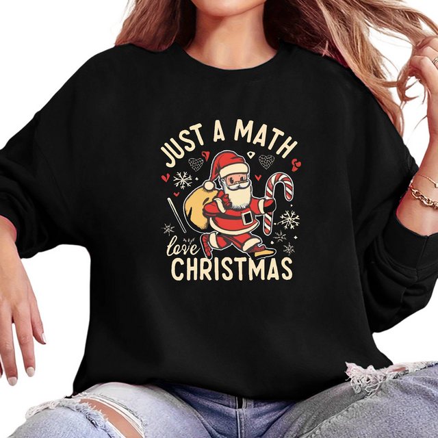 MC Star Weihnachtspullover Damen Fleece Weihnachts Sweatshirt Xmas Sweater günstig online kaufen