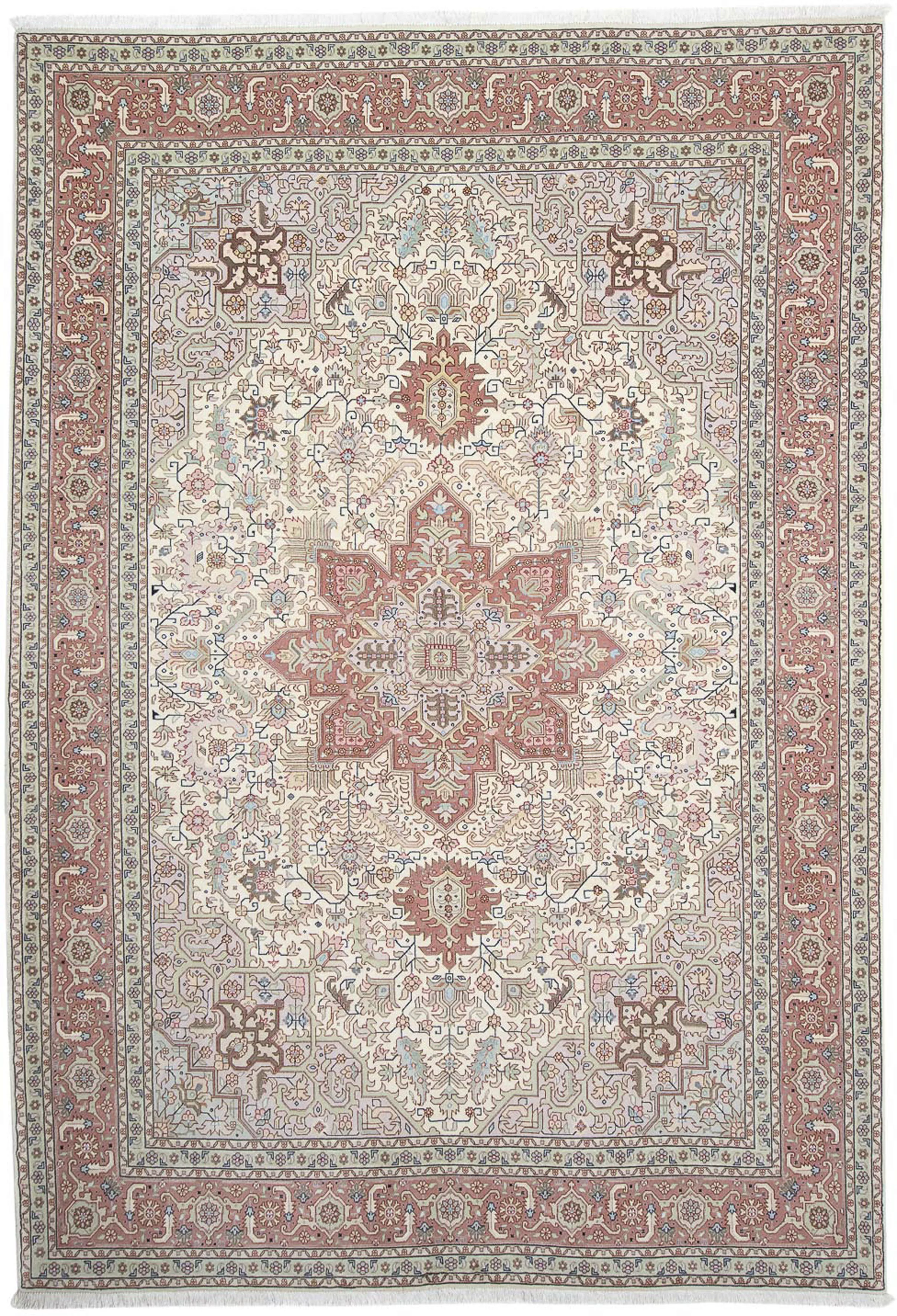 morgenland Orientteppich »Perser - Täbriz - Royal - 303 x 207 cm - beige«, günstig online kaufen