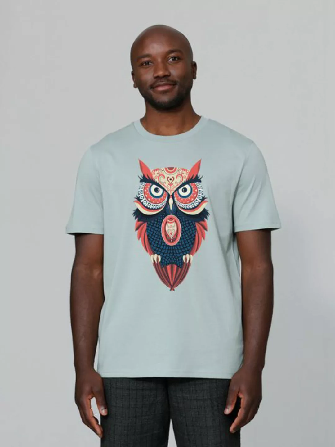 wat? Apparel T-Shirt Colorful Owl günstig online kaufen