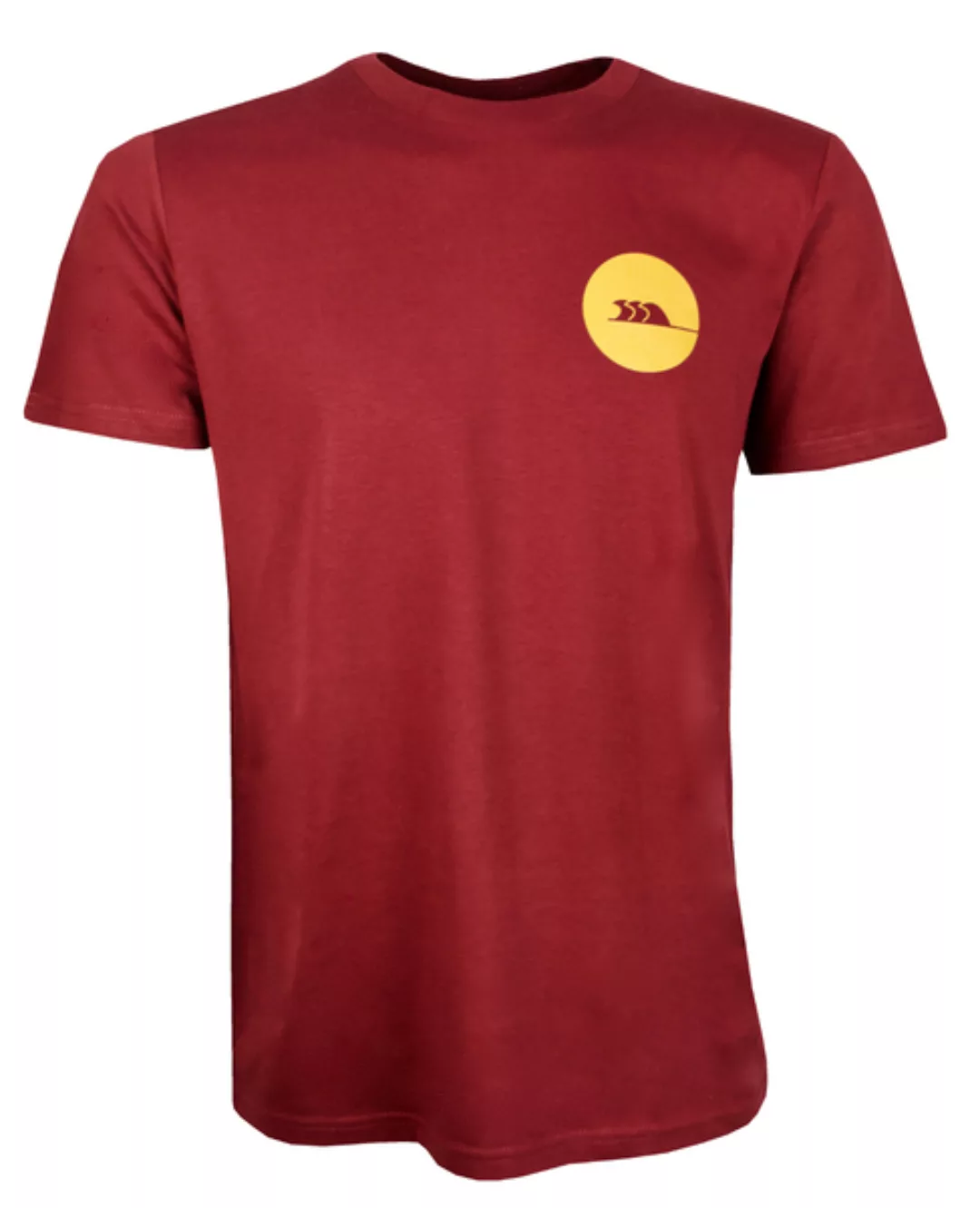 T Shirt Männer Aus Biobaumwolle, Fair, Vegan, Bordeaux günstig online kaufen