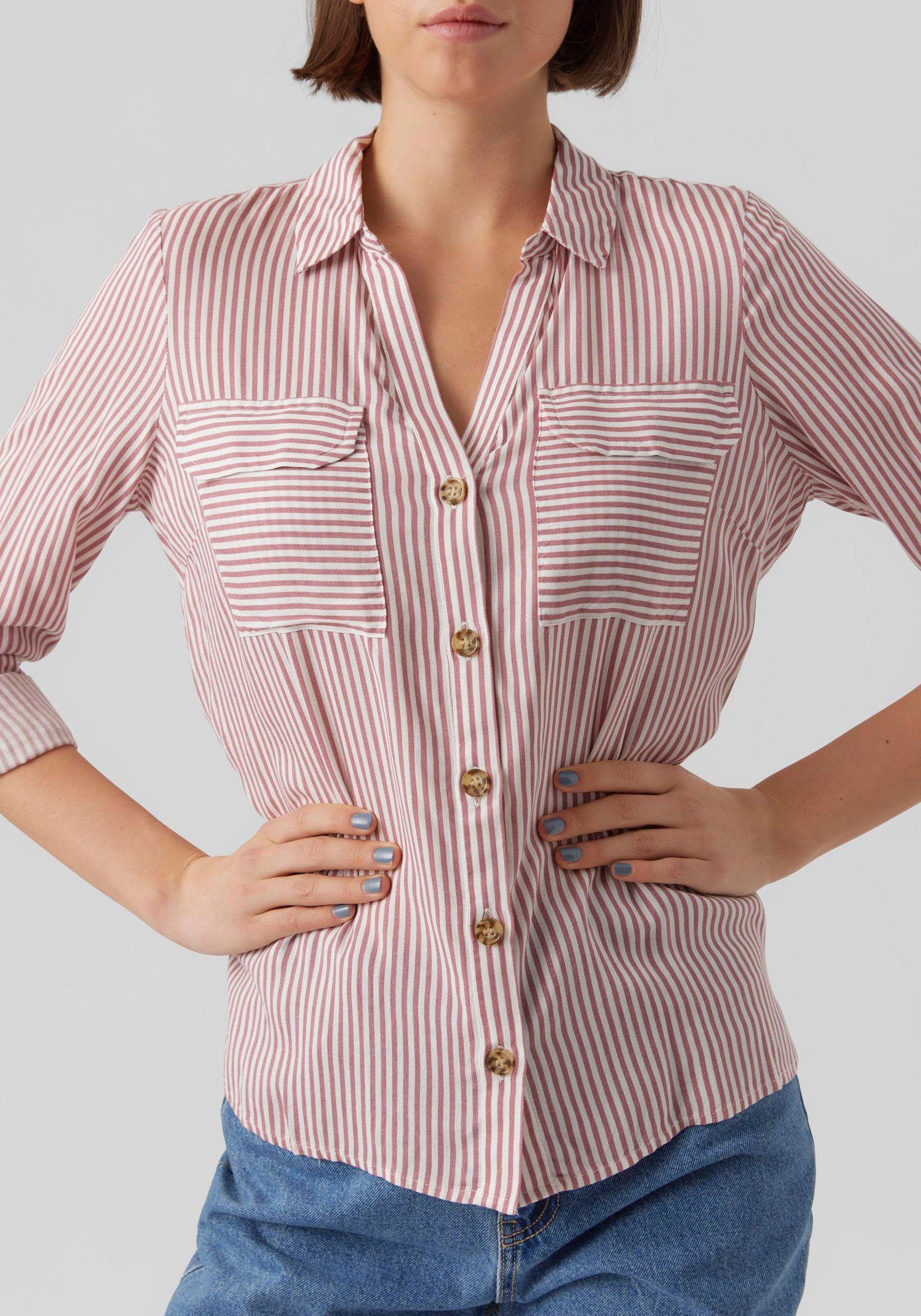 Vero Moda Hemdbluse VMBUMPY L/S SHIRT günstig online kaufen