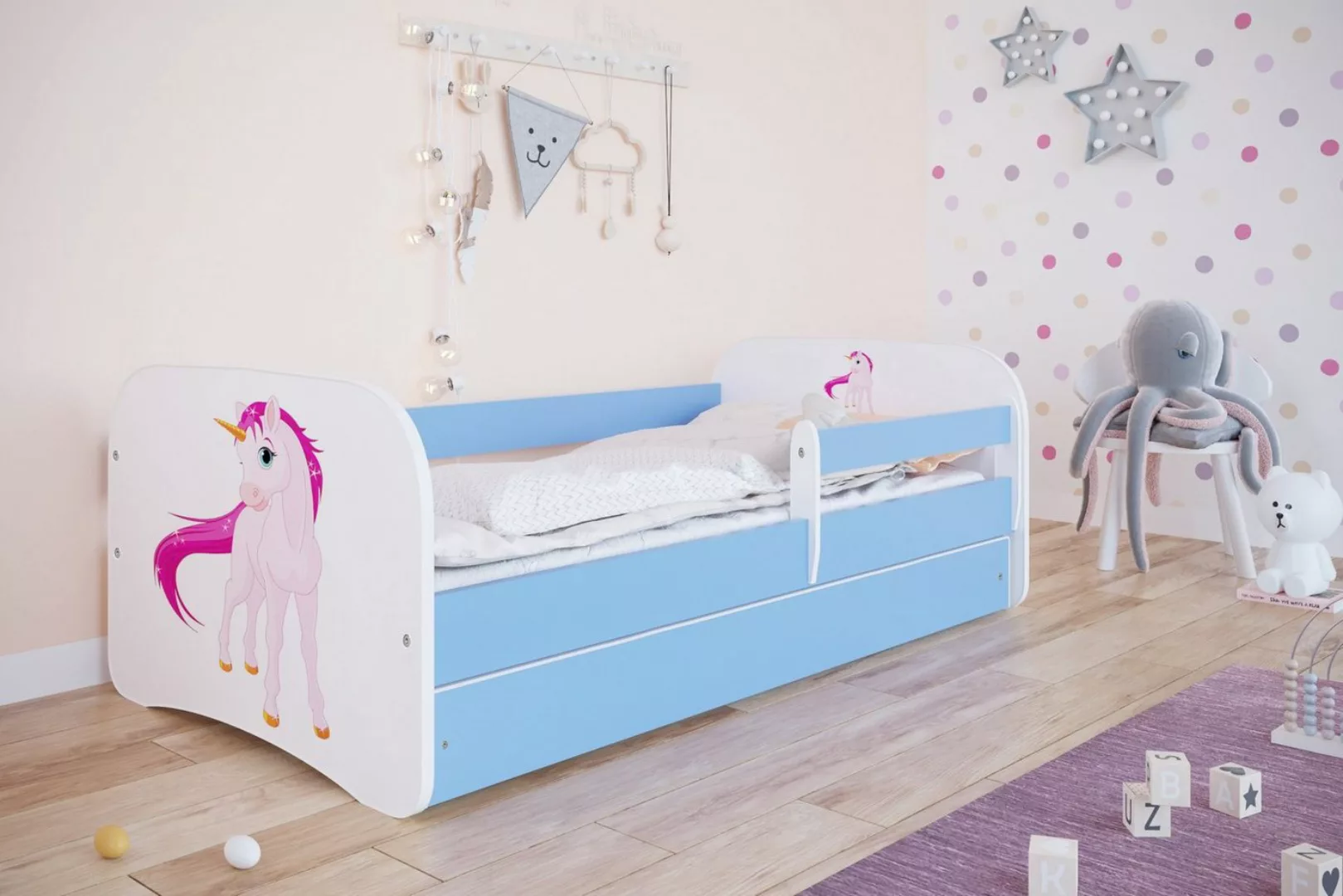 Bjird Kinderbett Babydream 180x80 cm 160x80 cm 140x70 cm (optional mit Matr günstig online kaufen