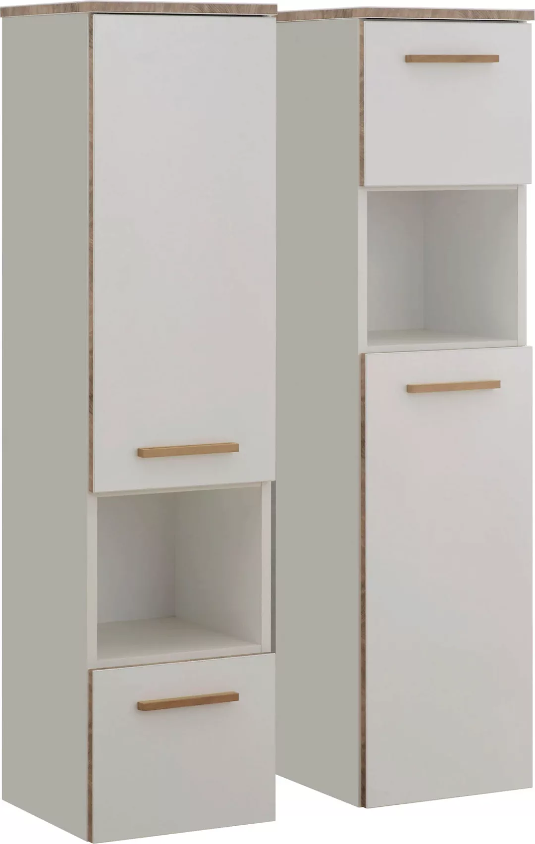 Saphir Midischrank "Quickset 931 Badschrank in Weiß Glanz, 1 Tür, 1 Nische, günstig online kaufen