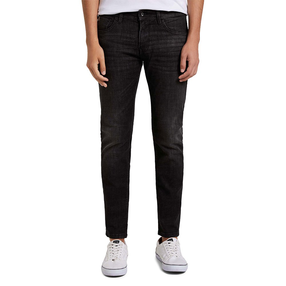 Tom Tailor Piers Super Slim Jeans 33 Dark Stone Black Denim günstig online kaufen