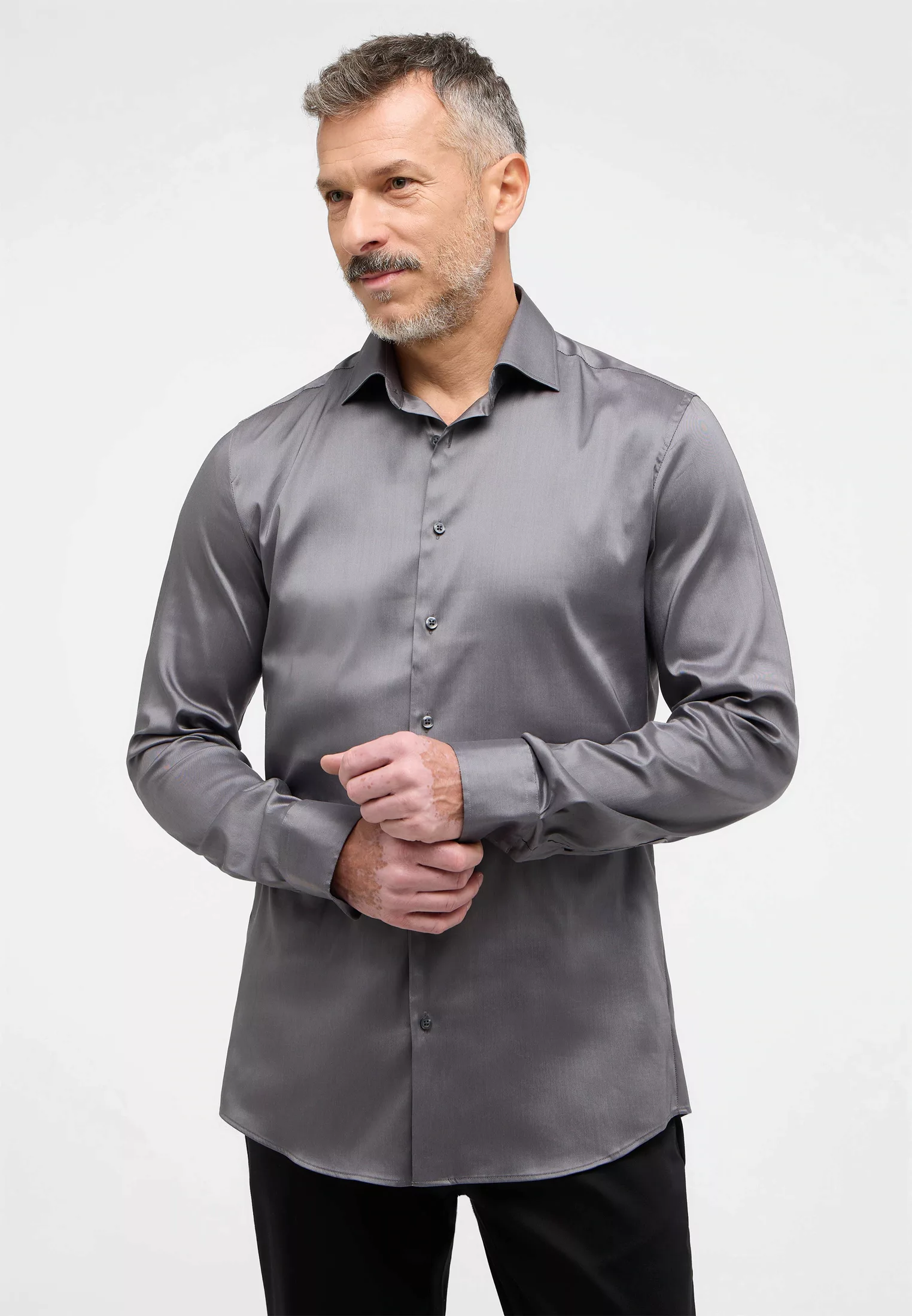 Eterna Langarmhemd SLIM FIT EASY IRON (bügelleicht) günstig online kaufen