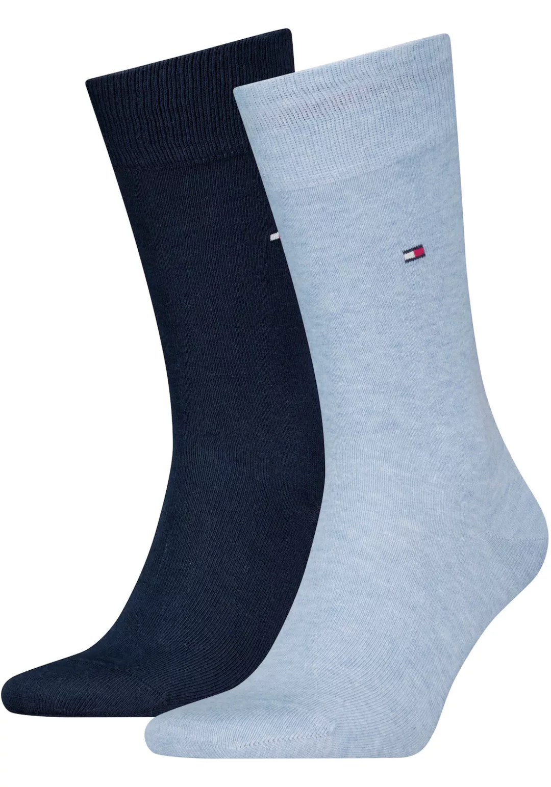 Tommy Hilfiger Basicsocken, (2 Paar), mit Logostickerei günstig online kaufen