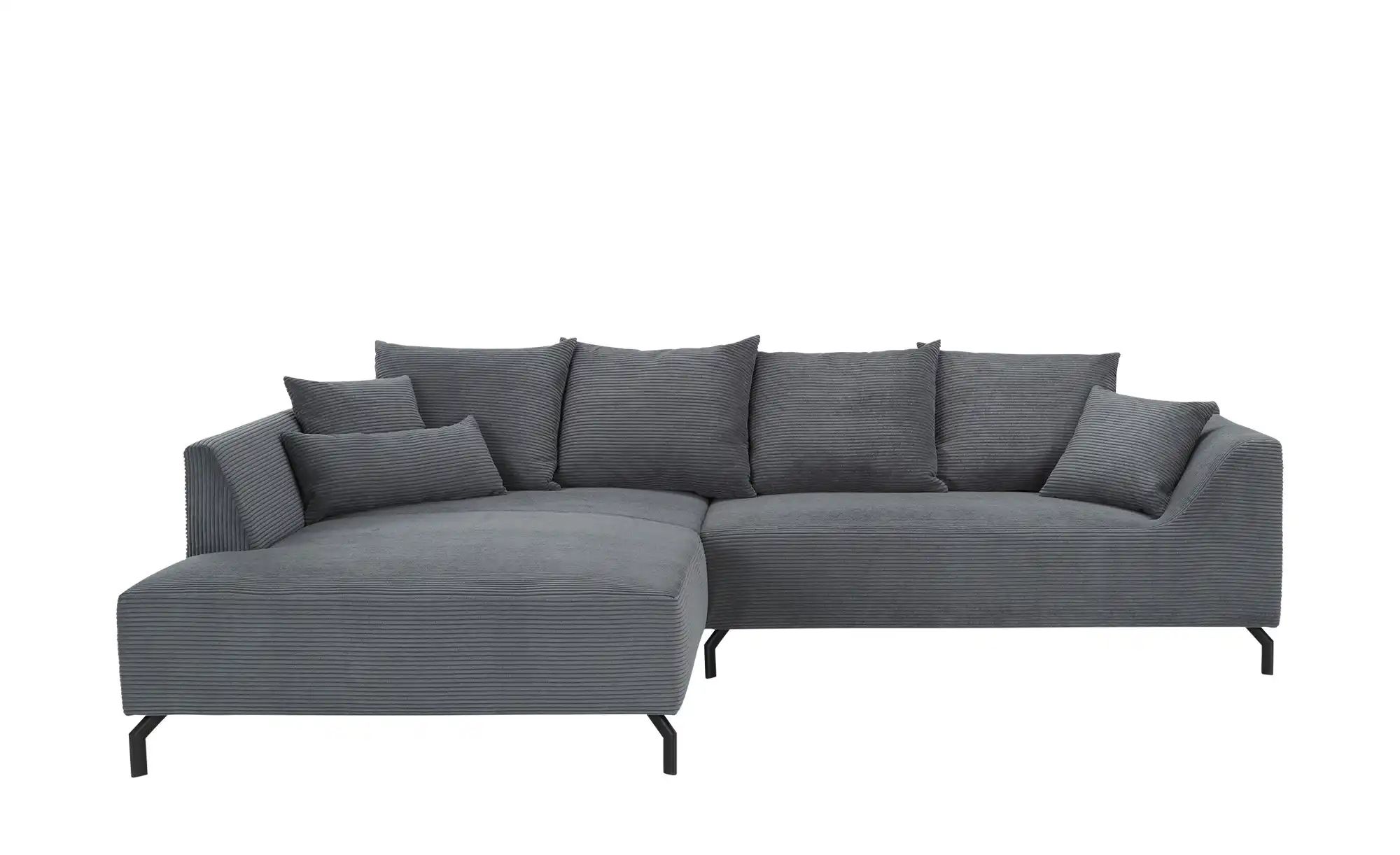 Ecksofa  Lino ¦ grau ¦ Maße (cm): B: 304 H: 95 T: 202.0 Polstermöbel > Sofa günstig online kaufen