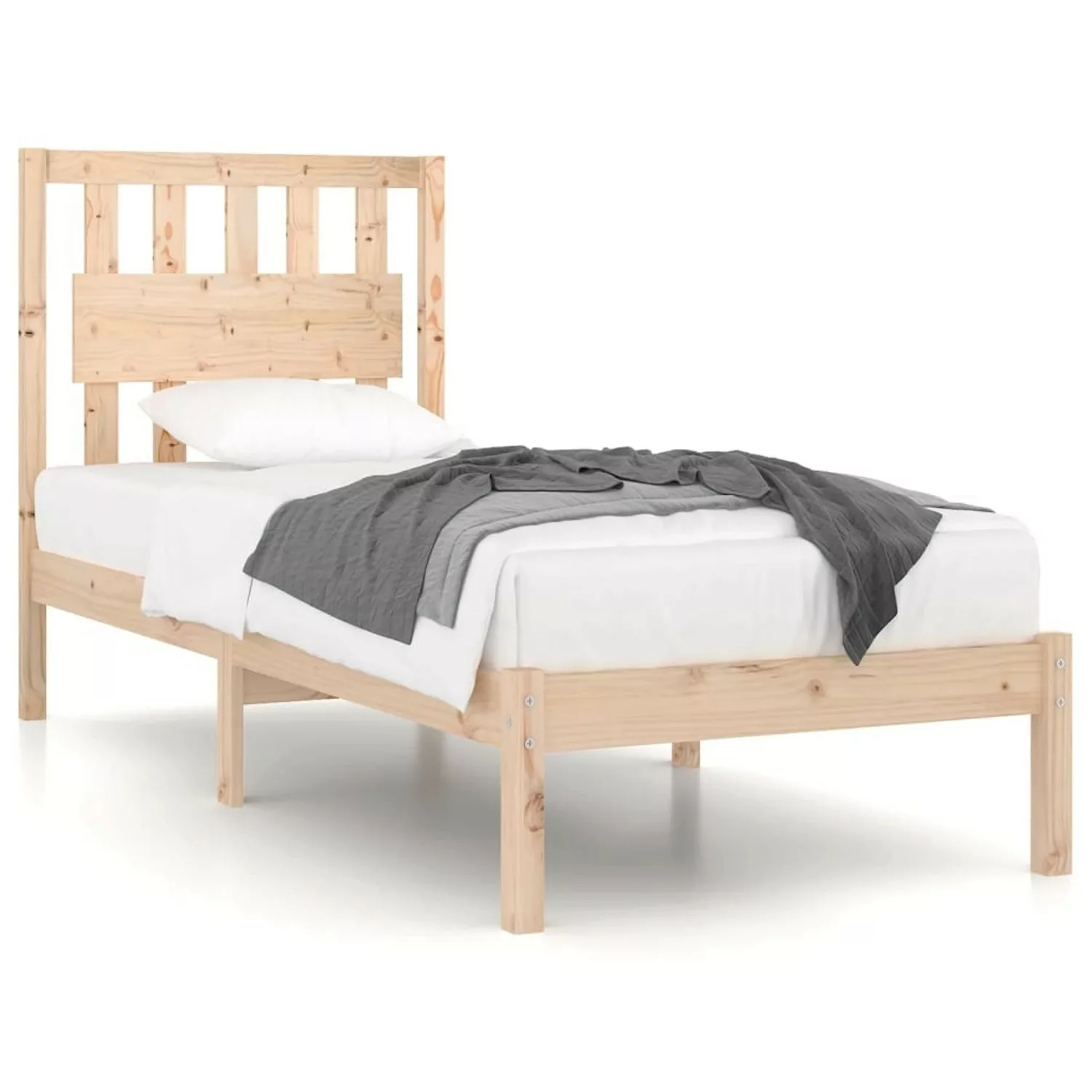vidaXL Massivholzbett Kiefer 90x200 cm1118232 günstig online kaufen