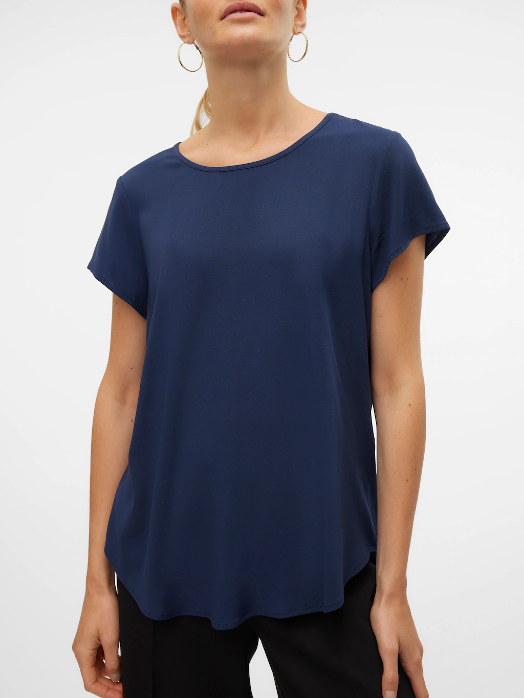 Vero Moda Blusenshirt "VMBELLA SS TOP WVN GA NOOS" günstig online kaufen