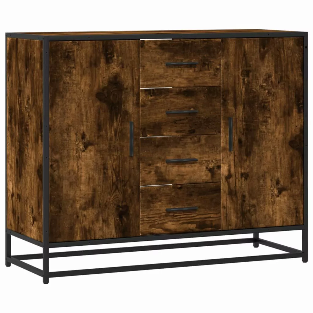 vidaXL Sideboard Sideboard Räuchereiche 92x35x76 cm günstig online kaufen