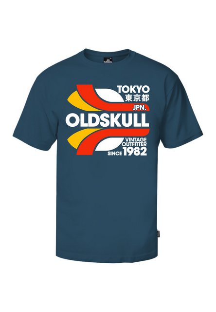 Oldskull T-Shirt Retro Tokyopolis Vintage Logo Graphic günstig online kaufen