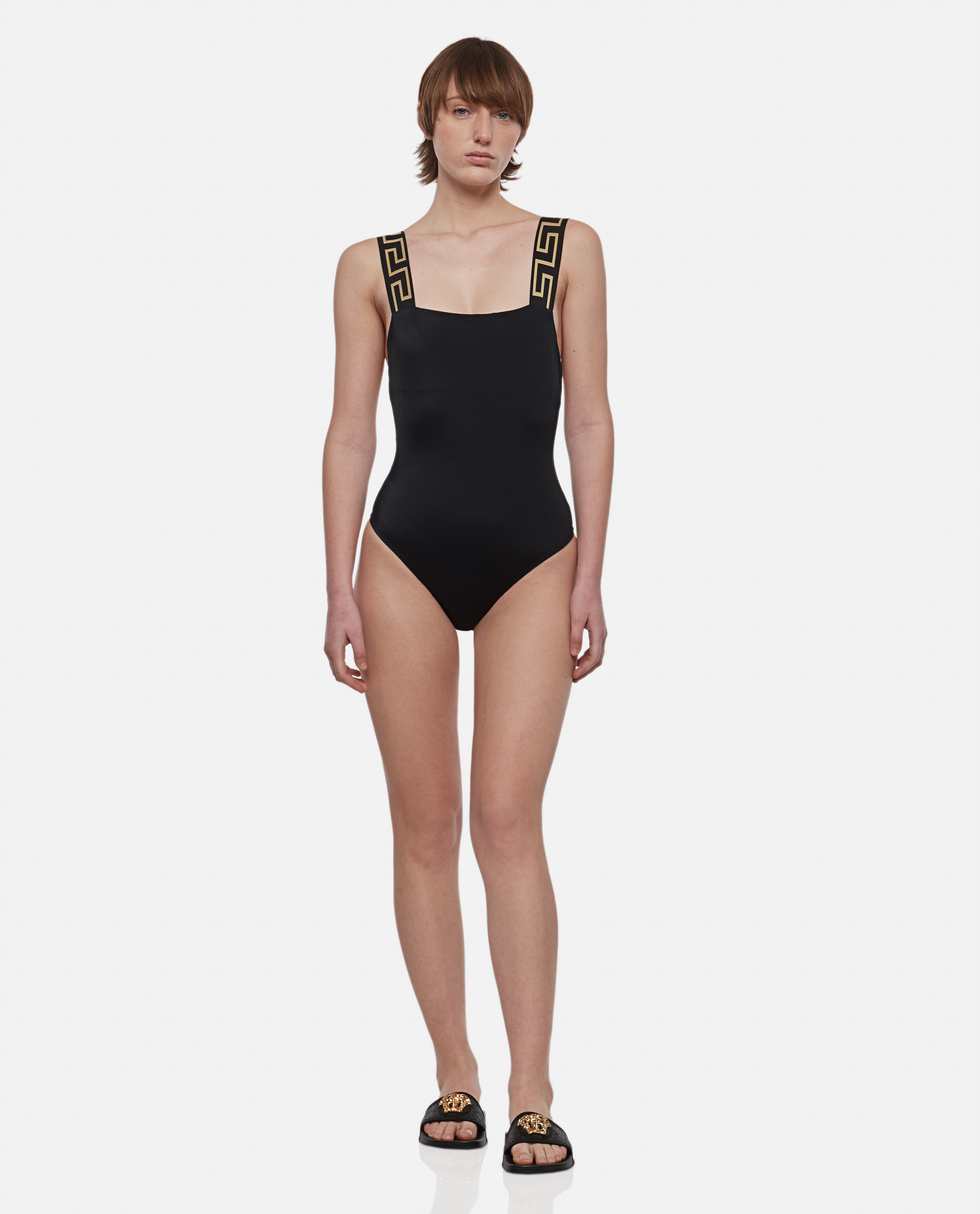 GRECA BORDER LYCRA ONE-PIECE SWIMSUIT günstig online kaufen