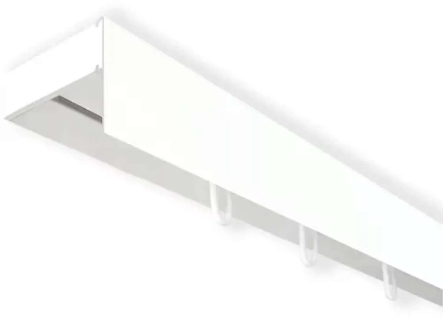 SN DECO GROUP Gardinenschiene »Vorhangschiene SH (1) weiß mit Blende 5 cm«, günstig online kaufen
