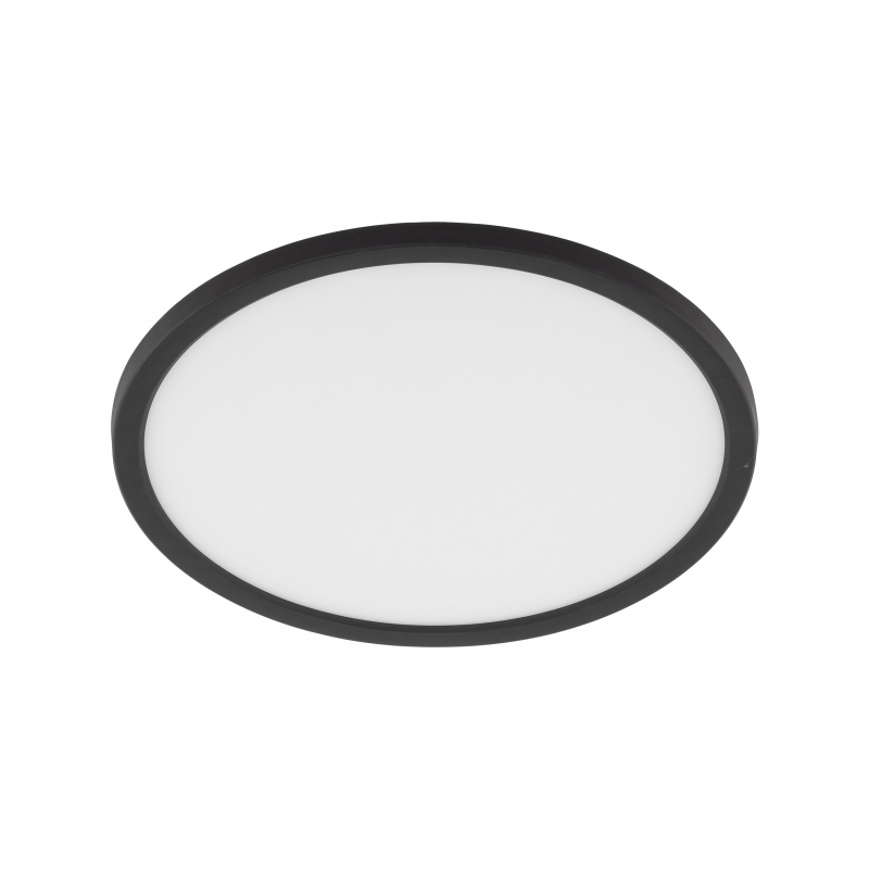 LED-Panel Aqua, Ø 50 cm, schwarz, Metall/Kunststoff, CCT dim günstig online kaufen