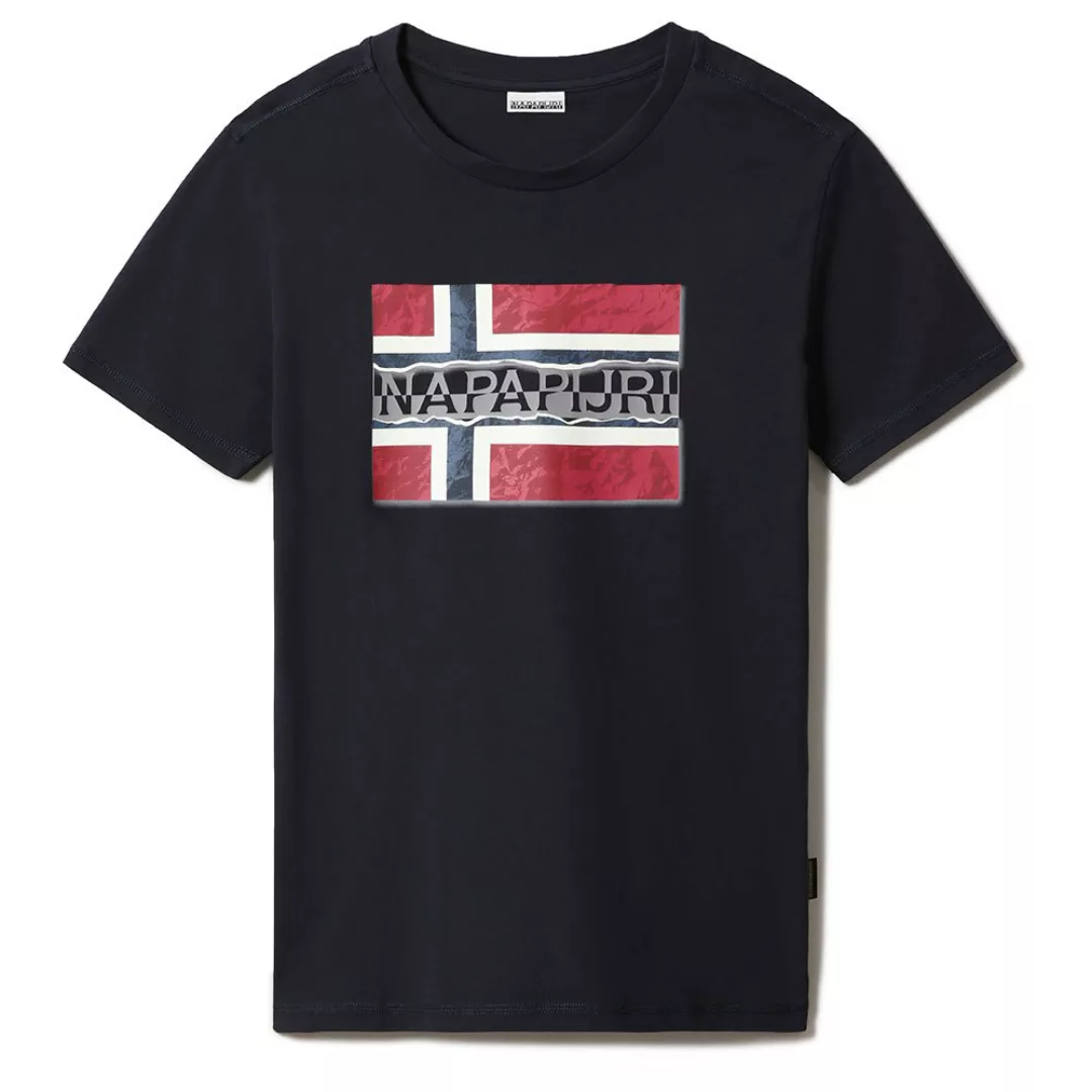 Napapijri Sench Kurzärmeliges T-shirt S Blue Marine günstig online kaufen