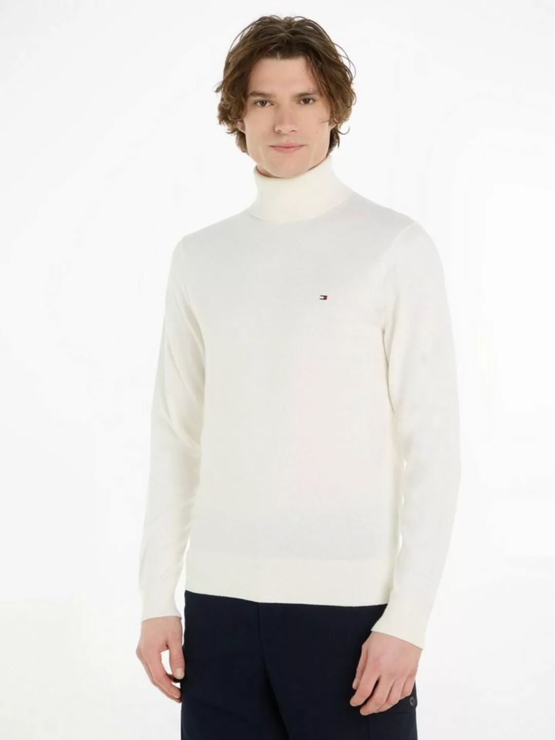 Tommy Hilfiger Rollkragenpullover PIMA ORG CTN CASHMERE ROLL NECK günstig online kaufen