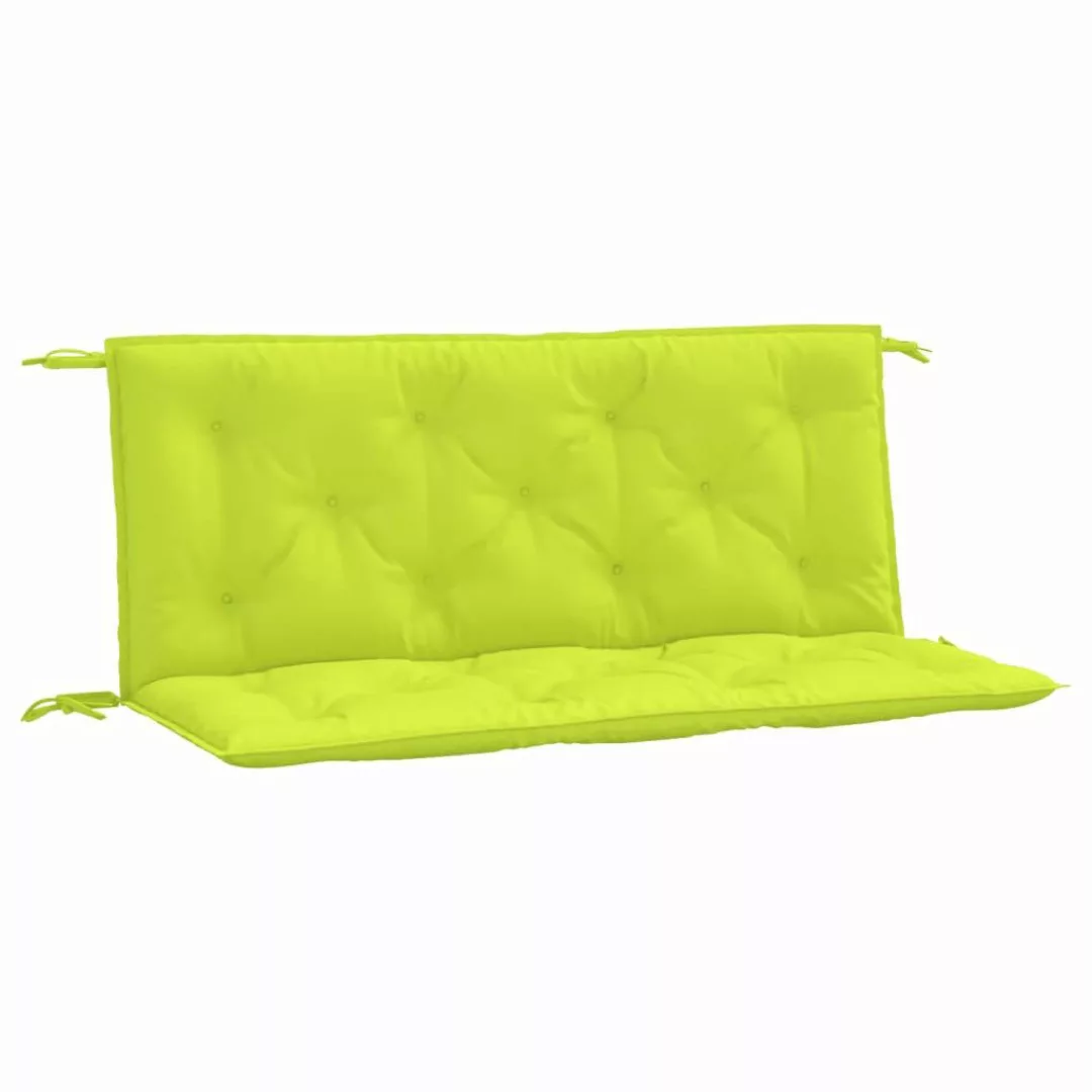 vidaXL Sitzauflage Gartenbank-Auflagen 2 Stk. Hellgrün günstig online kaufen