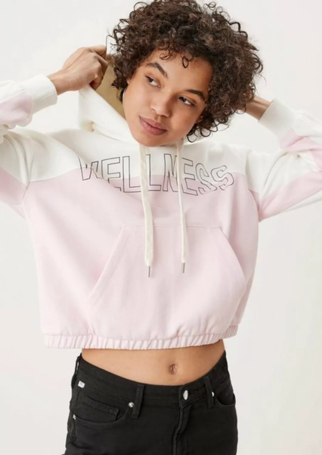 QS Sweatshirt Softes Sweatshirt mit Kapuze günstig online kaufen