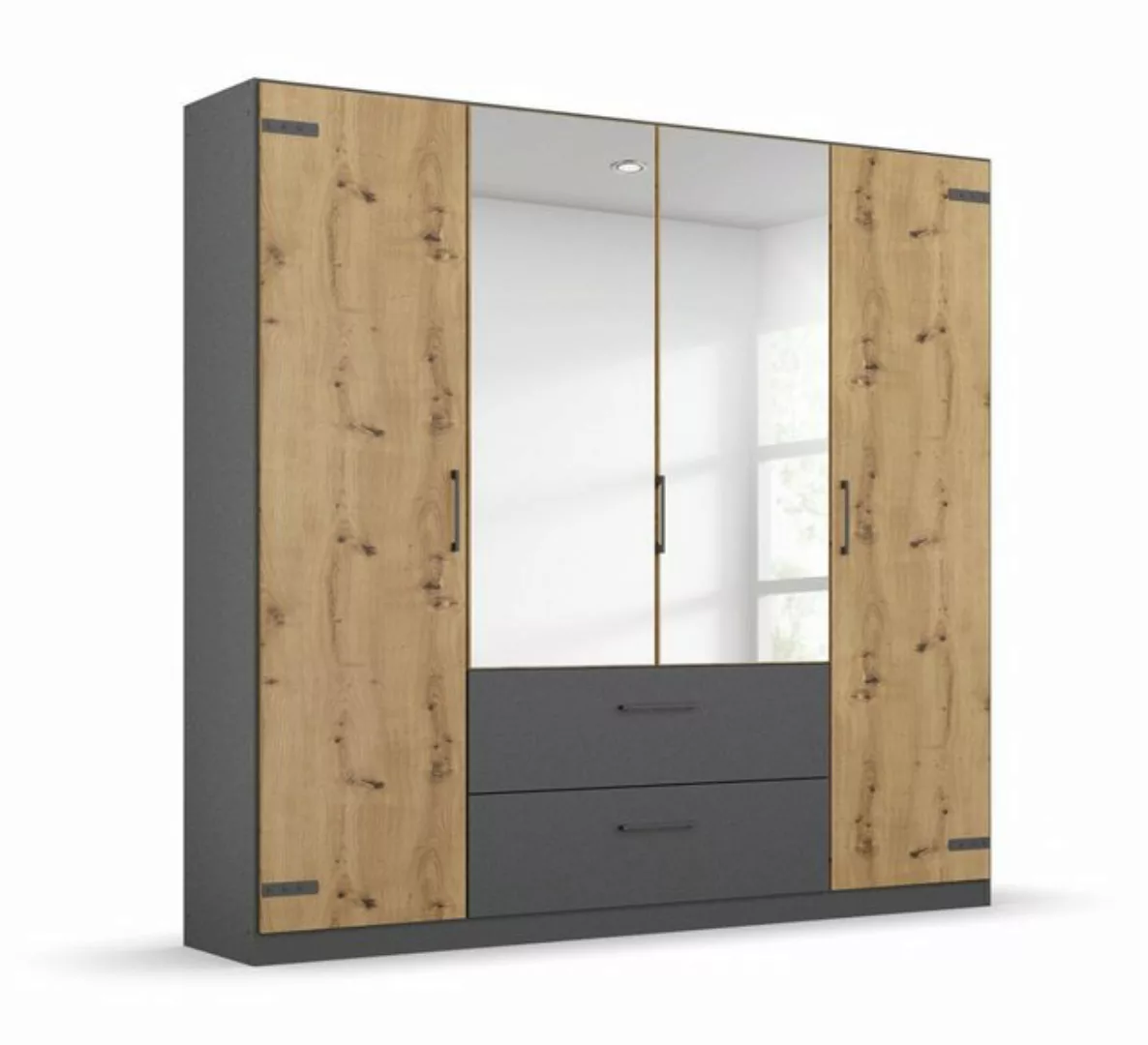 rauch Schrank-Set "Holmes", mit Applikationen "Industrial Style" günstig online kaufen