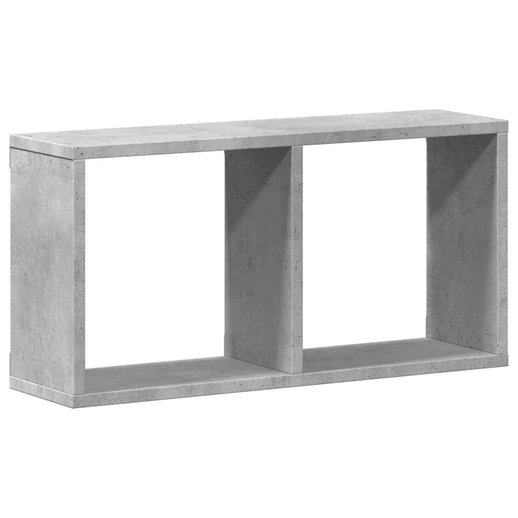 vidaXL Regal Wandschrank 60x16x30 cm Betongrau günstig online kaufen