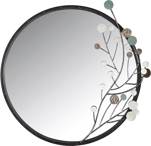 GILDE Dekospiegel »Twig, silber«, (1 St.), Wandspiegel, handgefertigt, mode günstig online kaufen