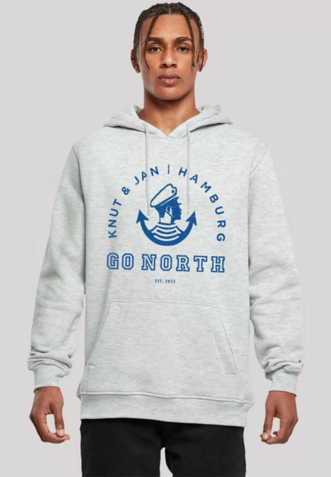 F4NT4STIC Kapuzenpullover Go North Logo Print günstig online kaufen