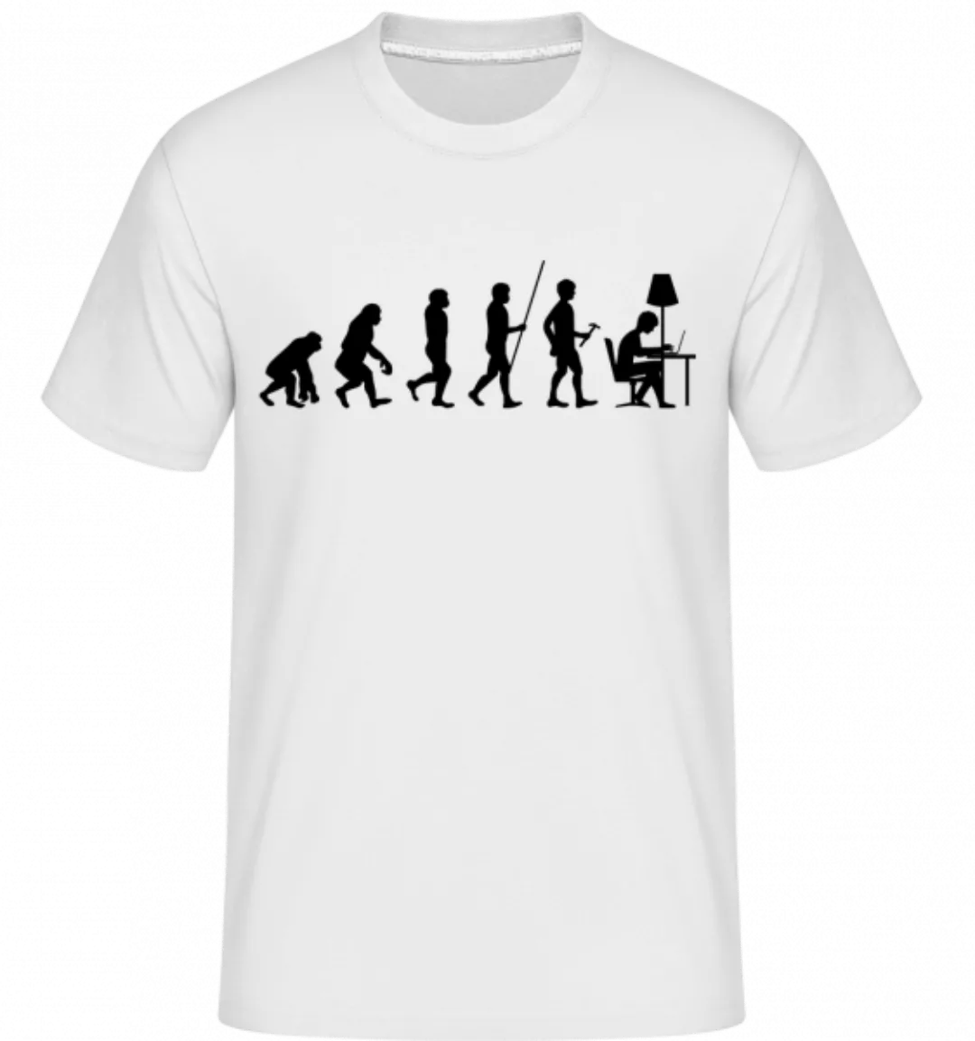 Evolution Des Büroarbeiters · Shirtinator Männer T-Shirt günstig online kaufen