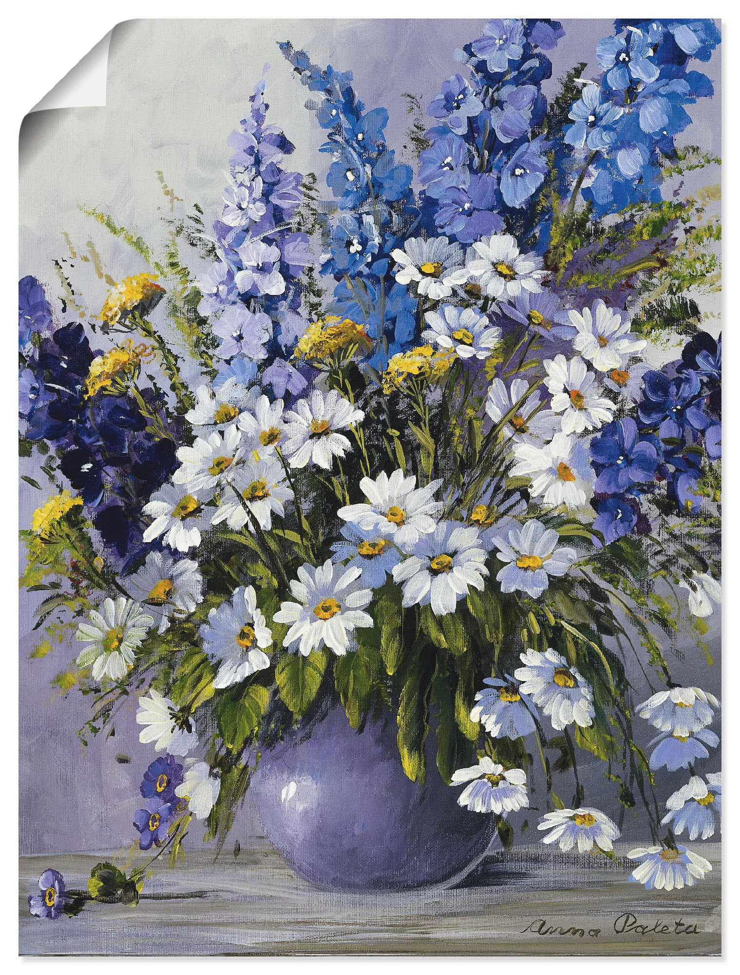 Artland Wandbild »Rittersporn«, Blumen, (1 St.) günstig online kaufen