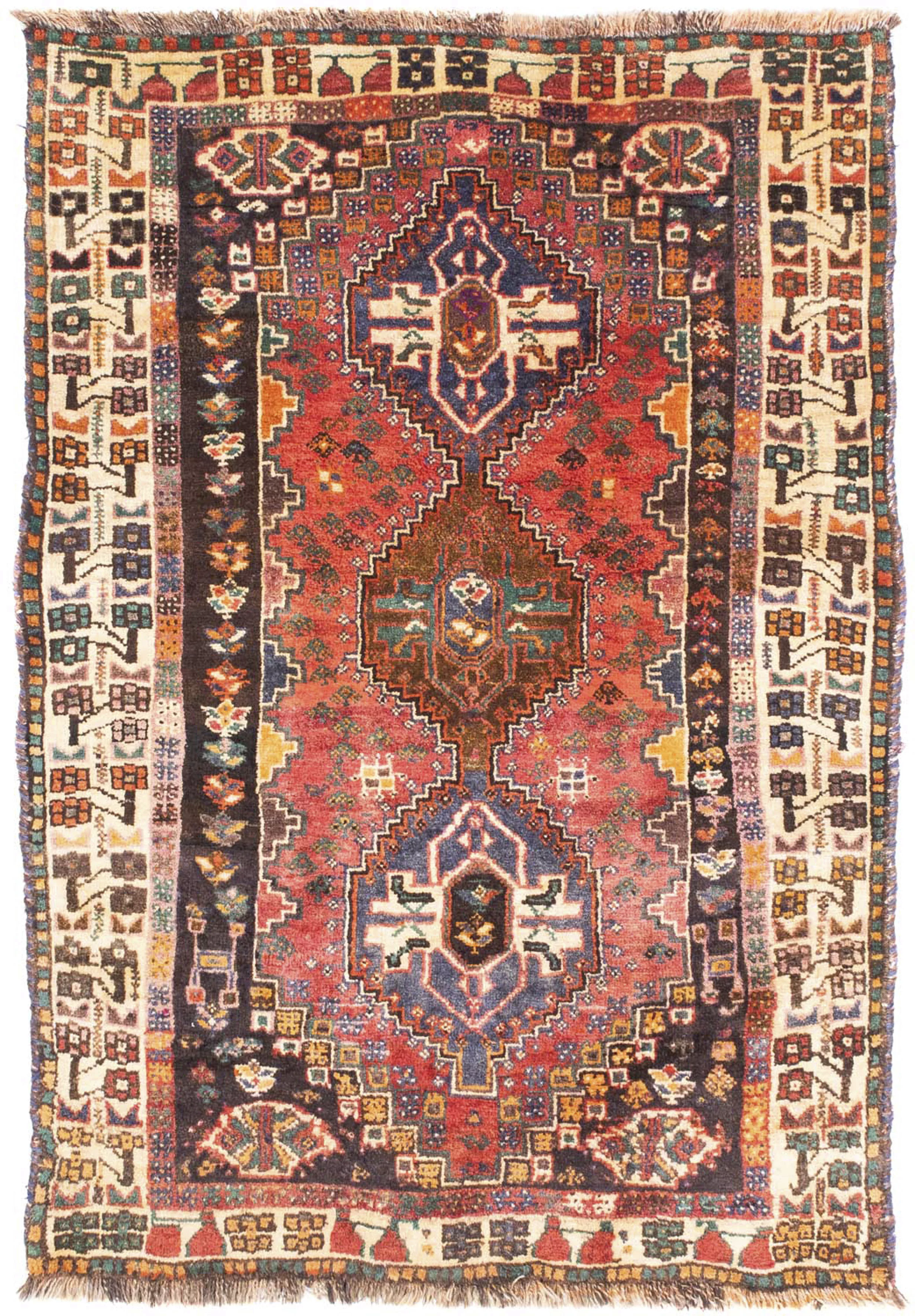 morgenland Orientteppich »Perser - Nomadic - 166 x 110 cm - rot«, rechtecki günstig online kaufen