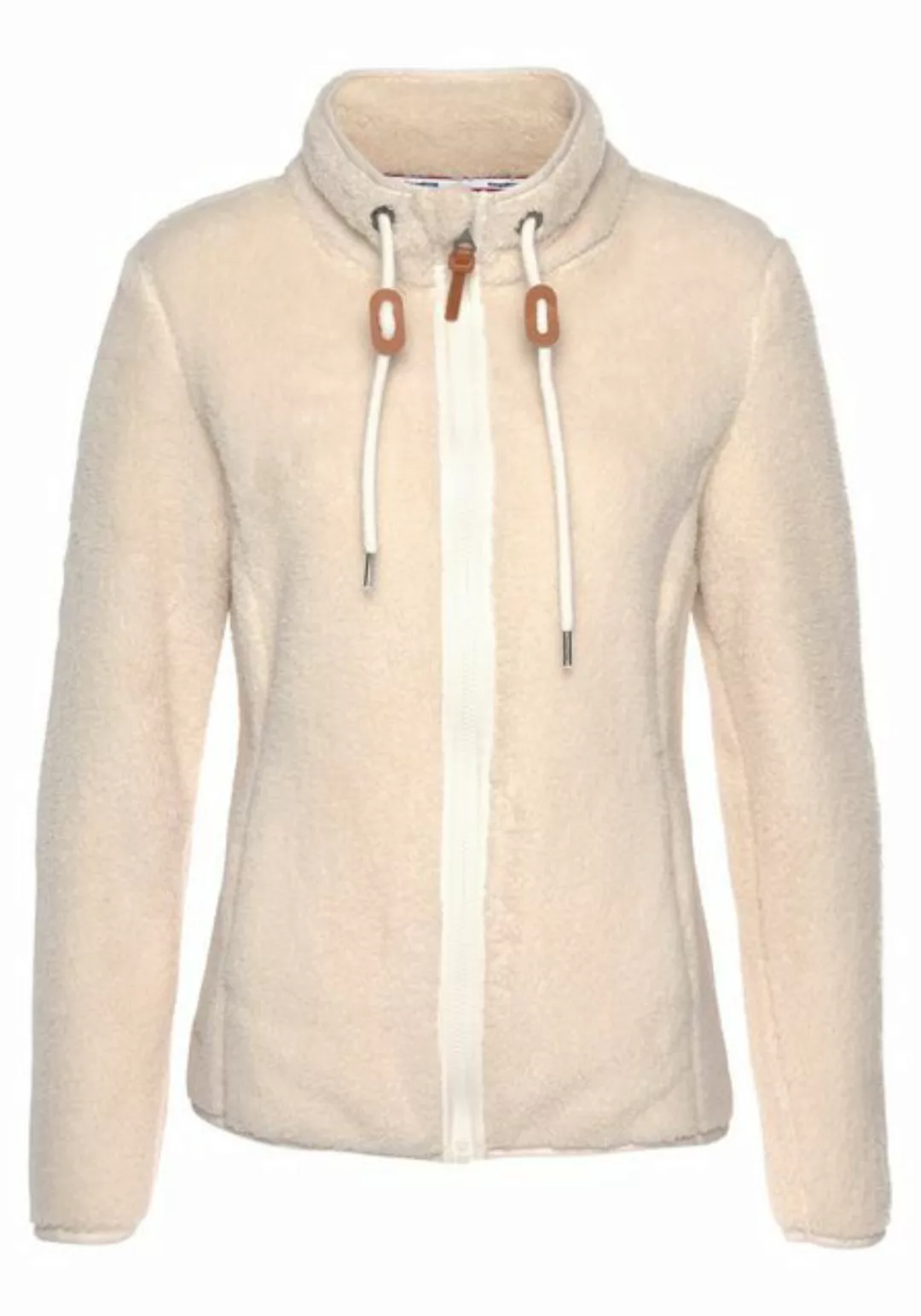 KangaROOS Sweatjacke aus flauschigem Teddy-Fleece günstig online kaufen