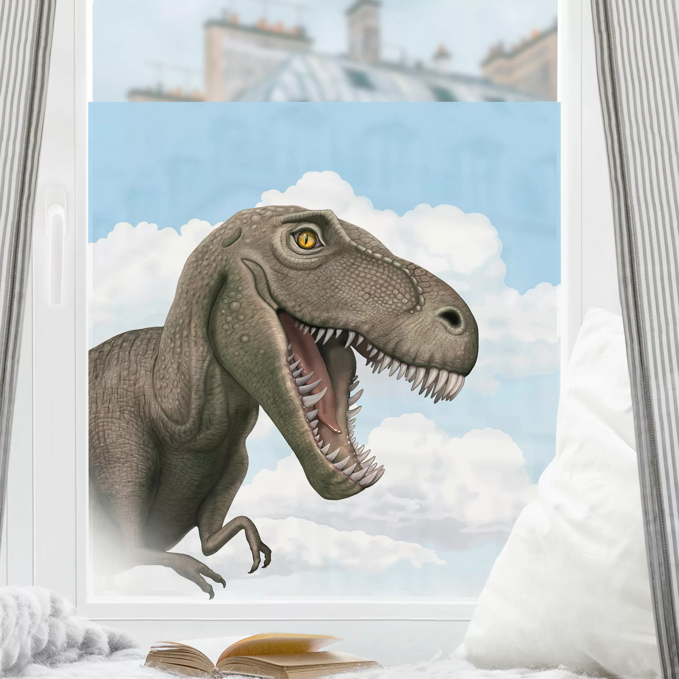 Fensterfolie Dinosaurier T - Rex günstig online kaufen