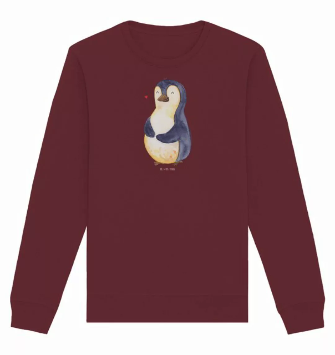 Mr. & Mrs. Panda Longpullover Größe XXL Pinguin Diät - Burgundy - Geschenk, günstig online kaufen