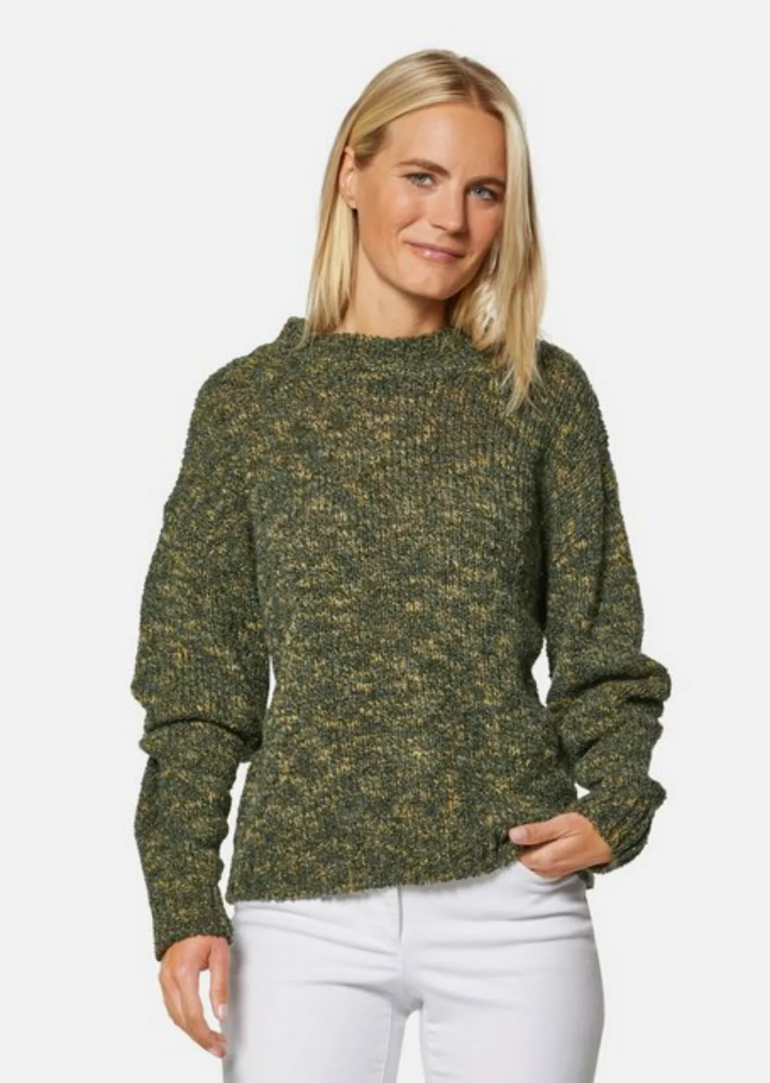 MADELEINE Strickpullover Pullover mit Stehkragen günstig online kaufen