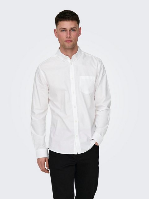 ONLY & SONS Langarmhemd ONSALVARO SLIM LS OXFORD SHIRT NOOS günstig online kaufen