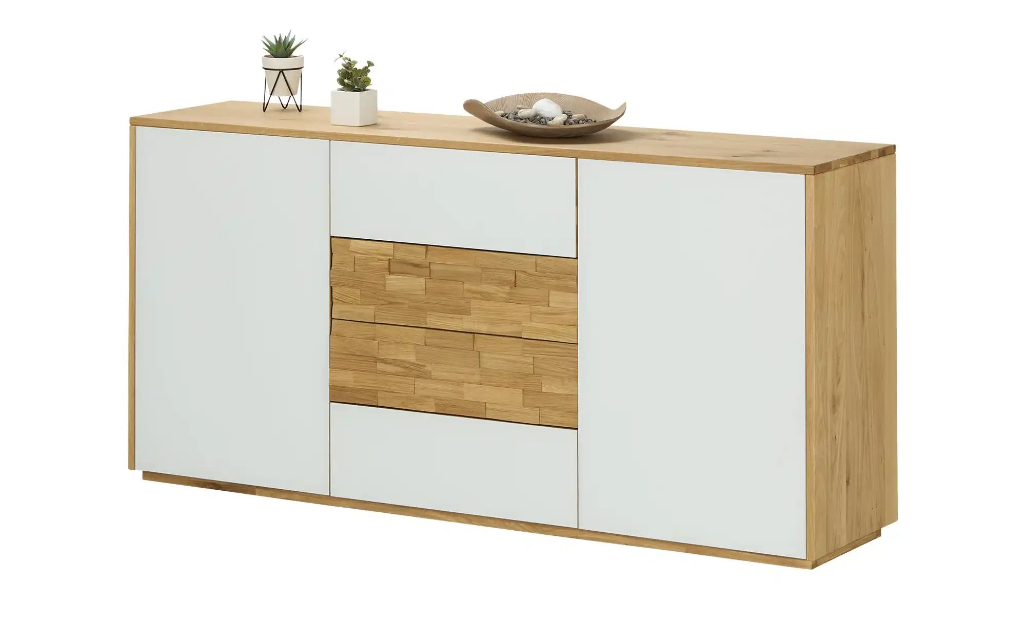 Wohnwert Sideboard  Kreta ¦ weiß ¦ Maße (cm): B: 180 H: 87 T: 43.0 Kommoden günstig online kaufen